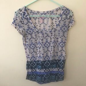 American Eagle Patterned Tee